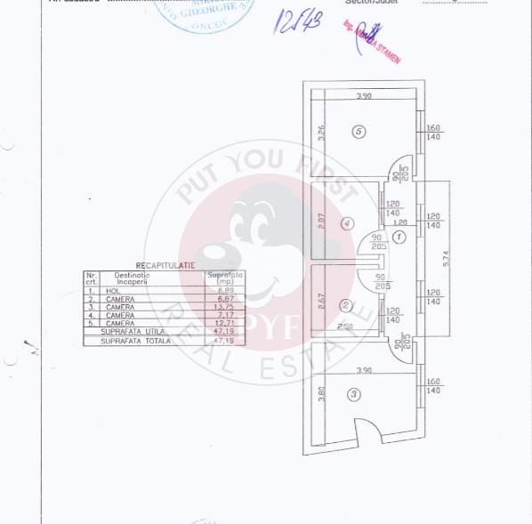 Marriott | Casa 3 Camere | 47mp | semidecomandat | B8003